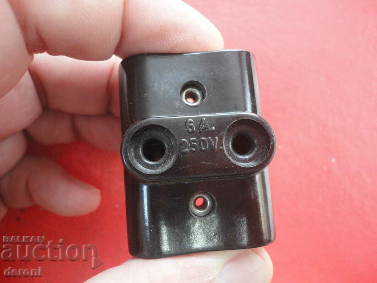 Vintage German Bakelite Splitter Plug 1 - 5