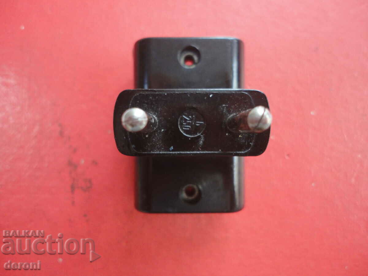 Auction  Vintage German bakelite power strip 2 plug