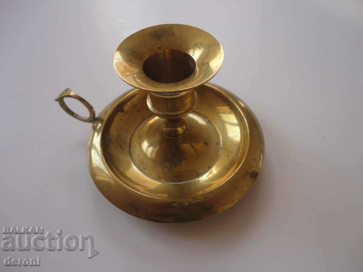 Tabletop Bronze candlestick with price 15.00 BGN | € 7.67