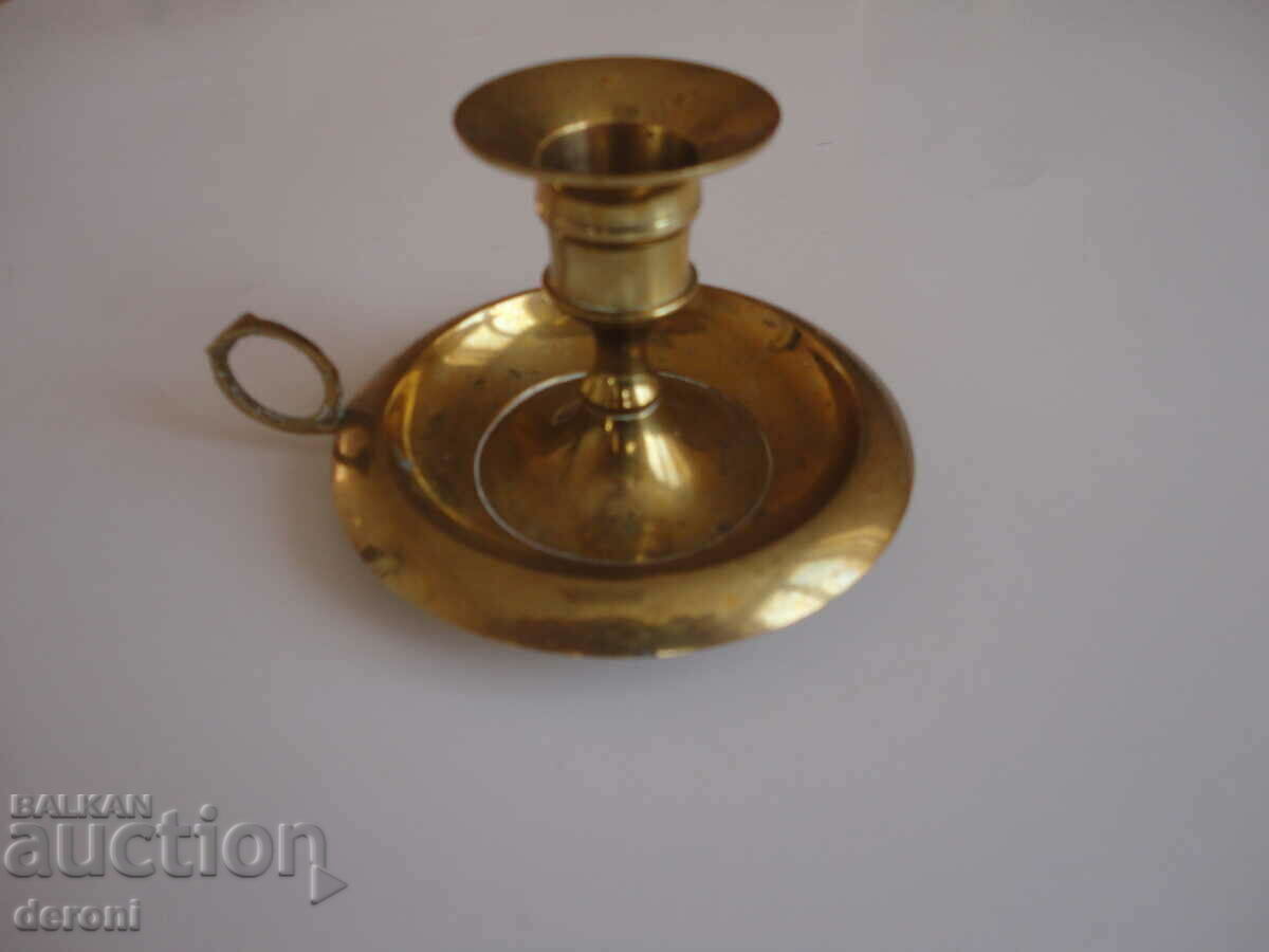 Tabletop Bronze candlestick - 6
