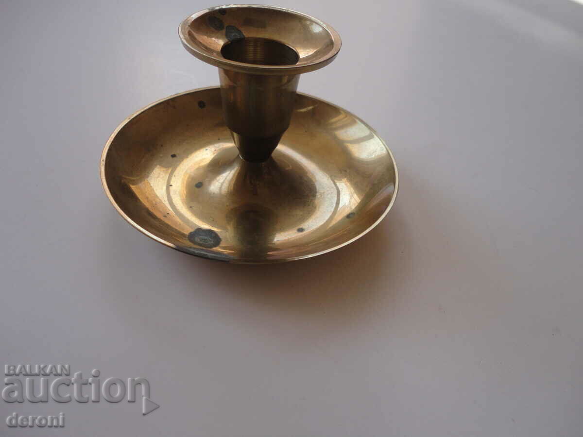 German bronze candlestick with price 15.00 BGN | € 7.67 German bronze candlestick with price 15.00 BGN | € 7.67