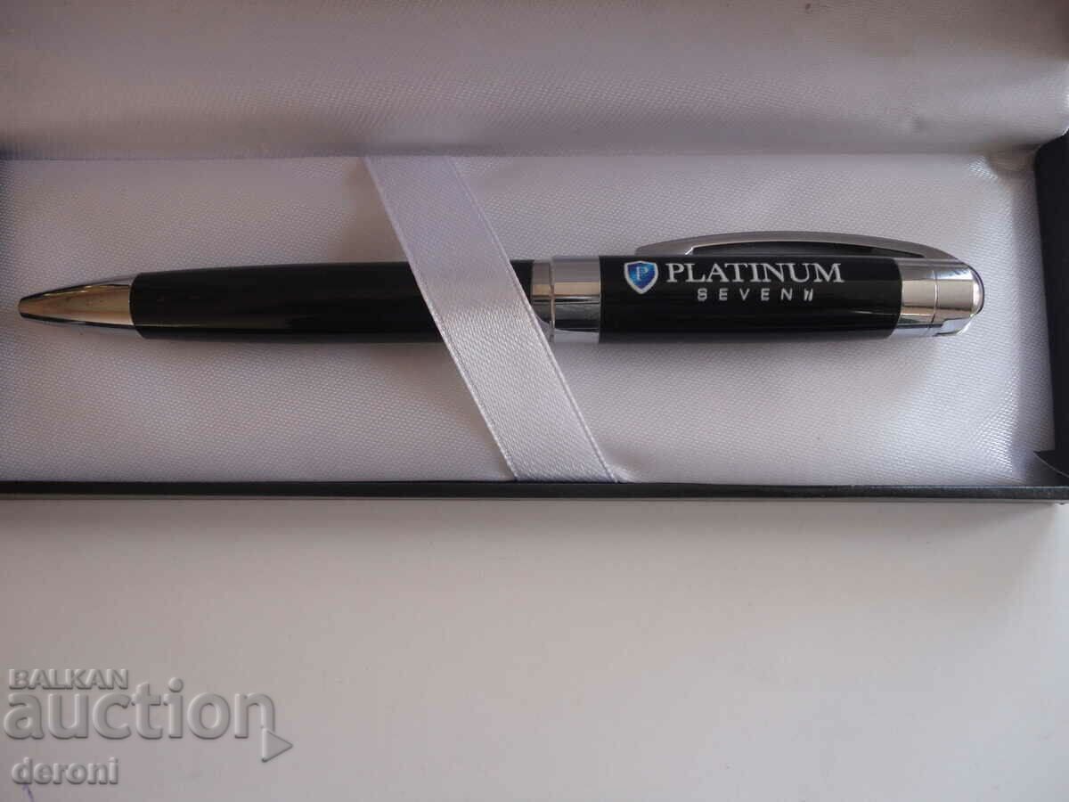 Luxury fountain pen Platinium in a box with price 45.00 BGN | € 23.01 Luxury fountain pen Platinium in a box with price 45.00 BGN | € 23.01