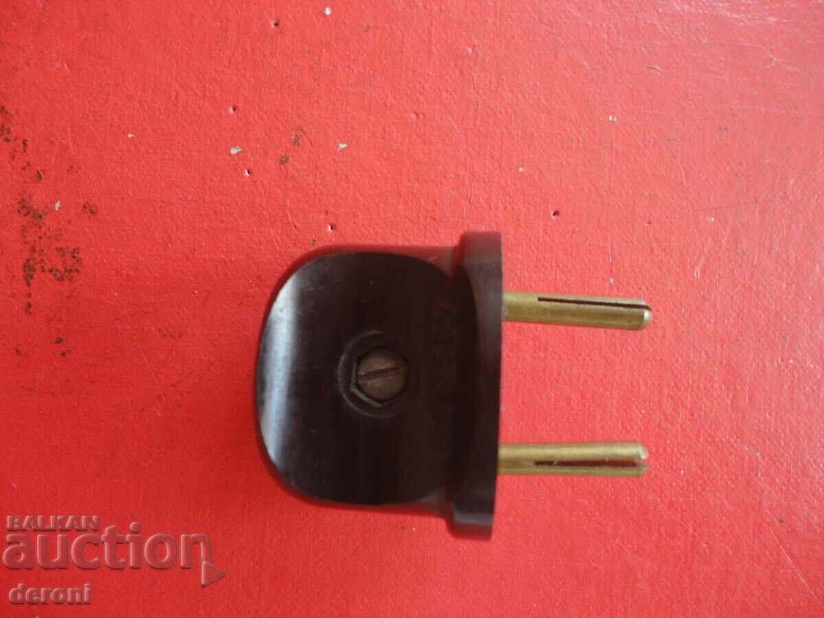 Vintage German Bakelite Plug 4 - 6 Vintage German Bakelite Plug 4 - 6