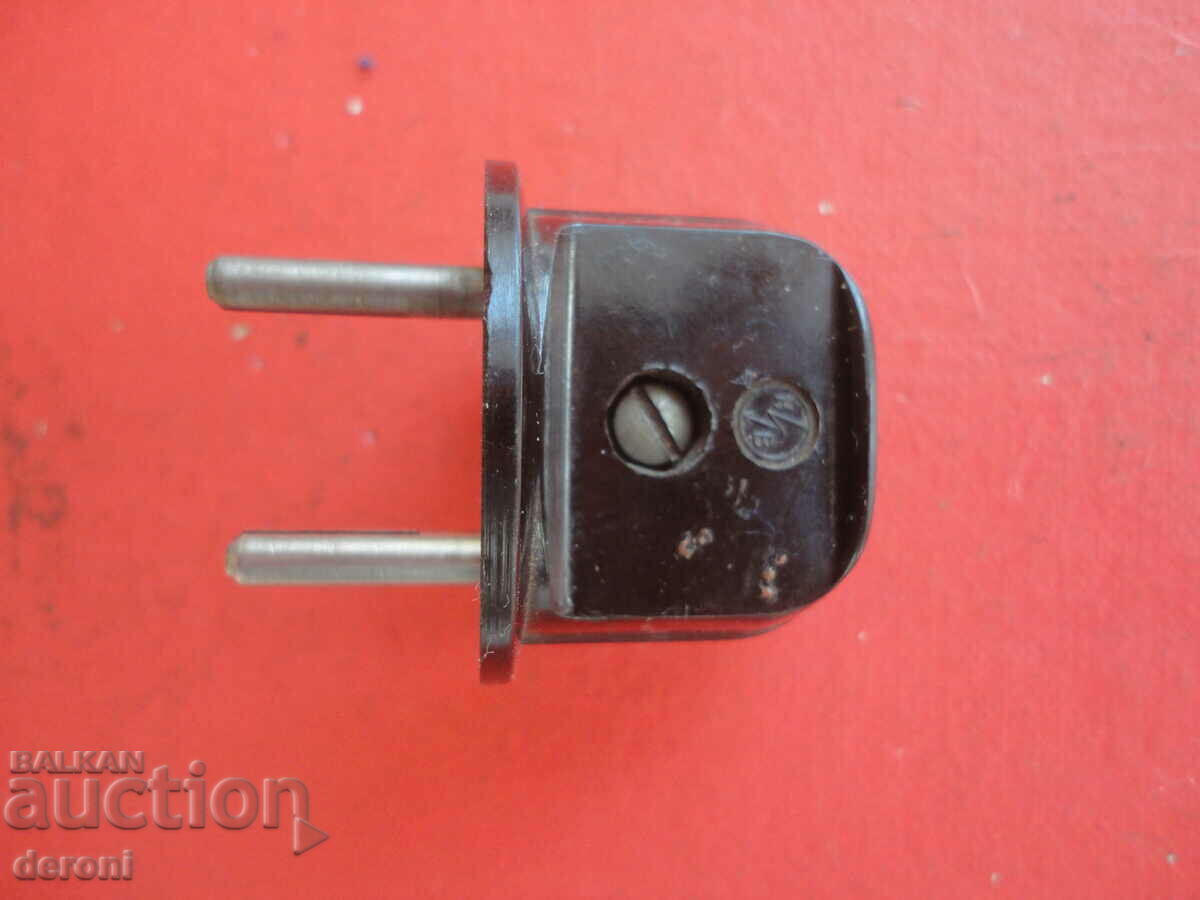 Vintage German Bakelite Plug 6 with price 20.00 BGN | € 10.23