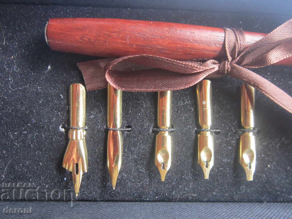 Аукцион Уникална позлатена писалка Lindauer Аукцион Уникална позлатена писалка Lindauer