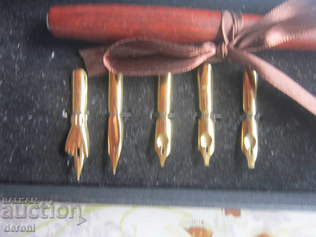 Уникална позлатена писалка Lindauer - 5 Уникална позлатена писалка Lindauer - 5