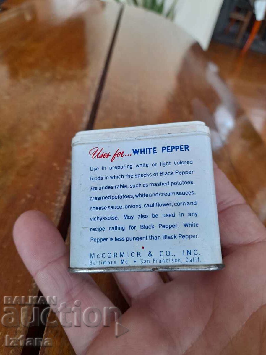 Auction McCormick Old White Pepper Auction McCormick Old White Pepper