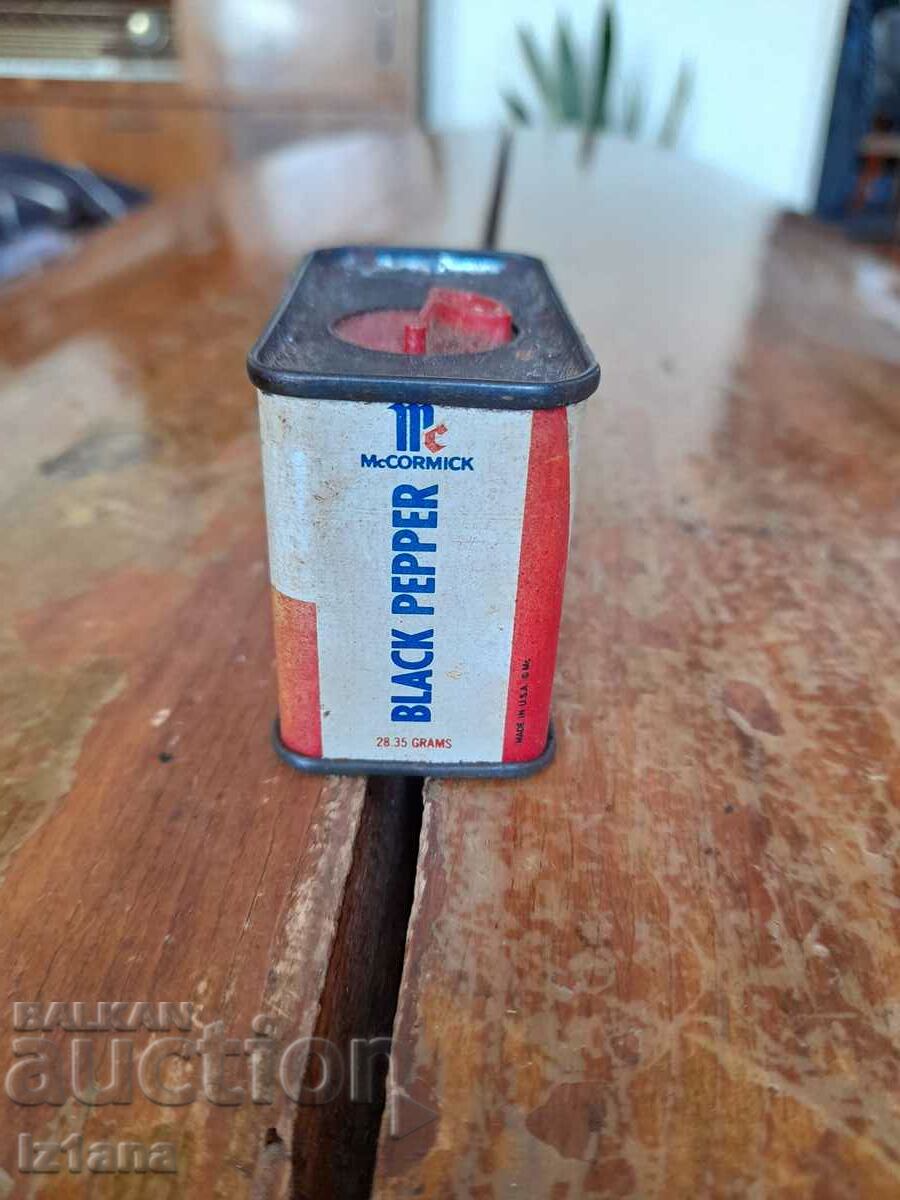 An old box of McCormick White Pepper with price 5.00 BGN | € 2.56 An old box of McCormick White Pepper with price 5.00 BGN | € 2.56