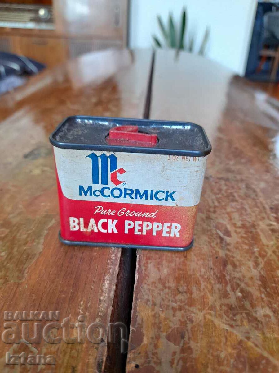 Auction An old box of McCormick White Pepper Auction An old box of McCormick White Pepper