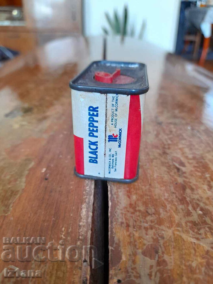 Delivery of An old box of McCormick White Pepper Delivery of An old box of McCormick White Pepper