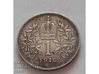Silver, 1 Korona coin 1916