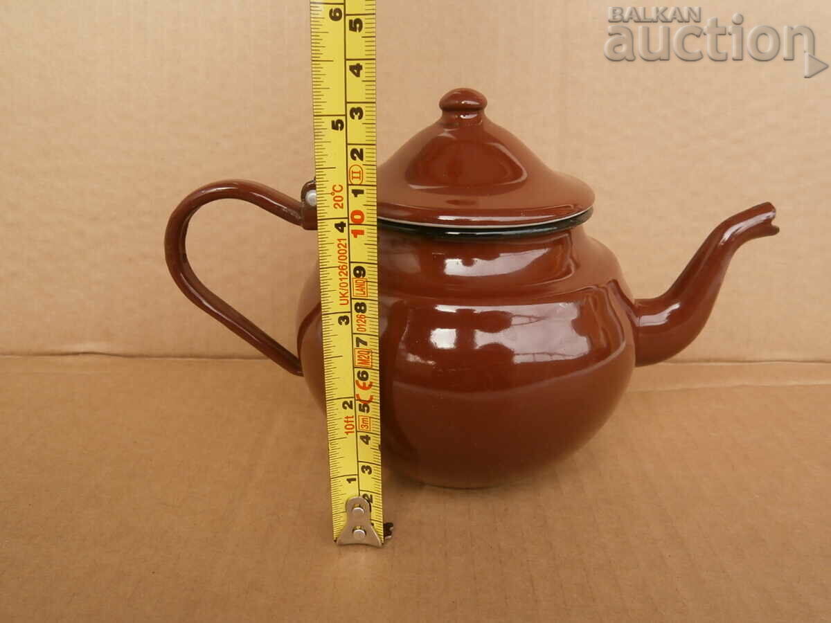 Vintage enamel teapot 50s retro mini - 7 Vintage enamel teapot 50s retro mini - 7