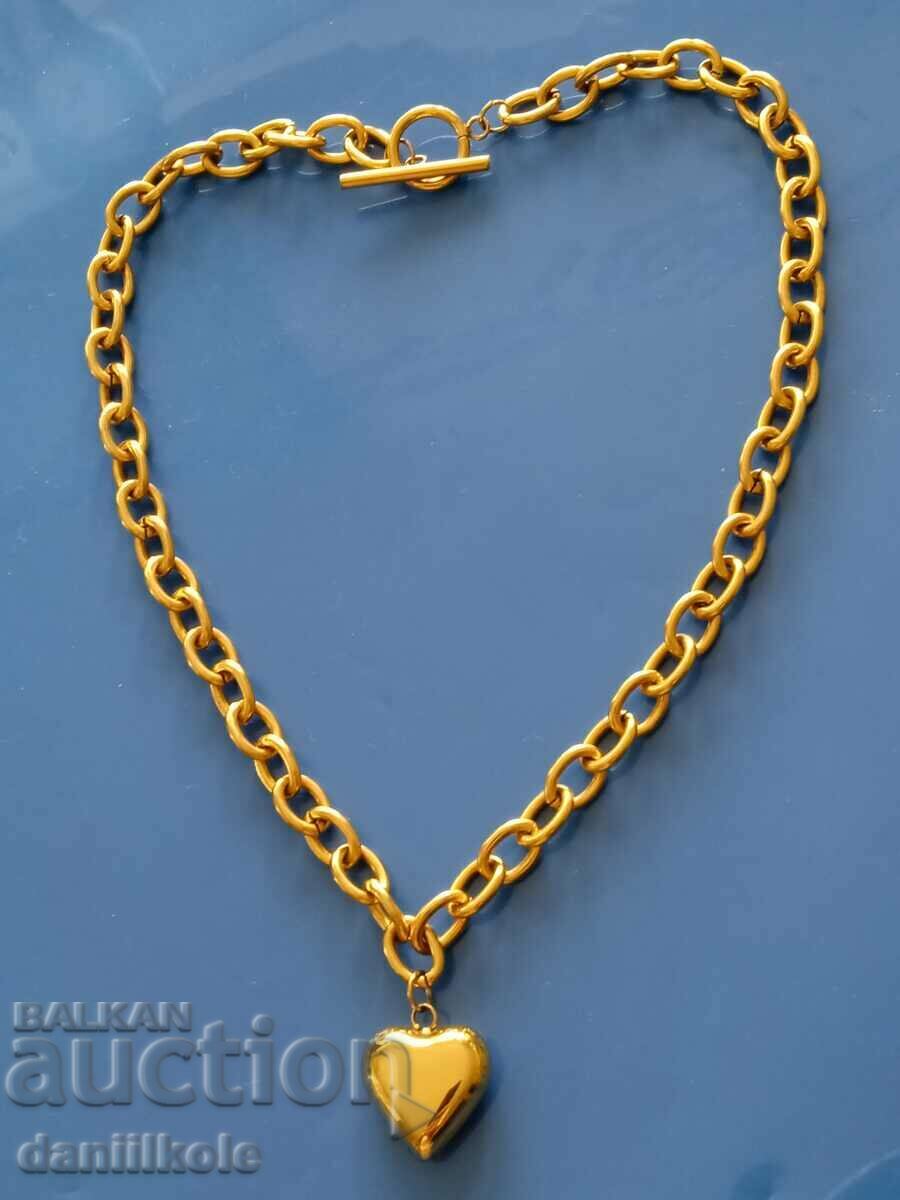 Delivery of *$*Y*$* VERY STRONG HEART CHAIN GOLD STYLISH AWESOME *$*Y*$* Delivery of *$*Y*$* VERY STRONG HEART CHAIN GOLD STYLISH AWESOME *$*Y*$*