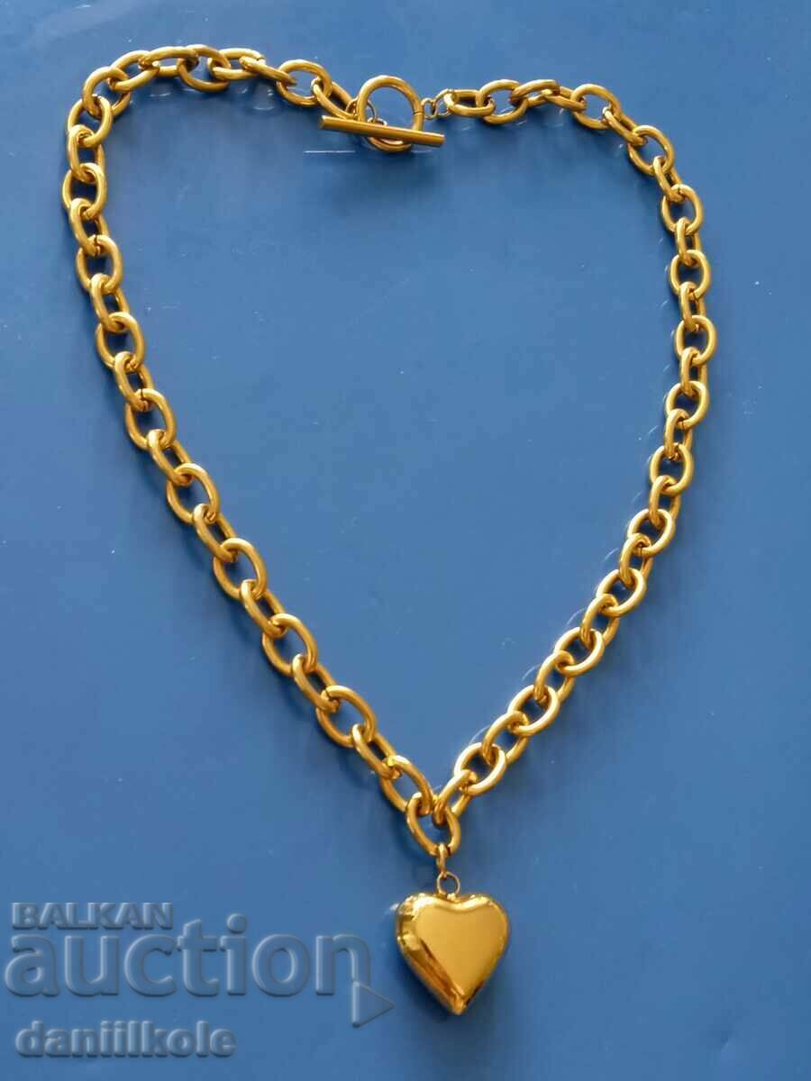 *$*Y*$* VERY STRONG HEART CHAIN GOLD STYLISH AWESOME *$*Y*$* - 5 *$*Y*$* VERY STRONG HEART CHAIN GOLD STYLISH AWESOME *$*Y*$* - 5