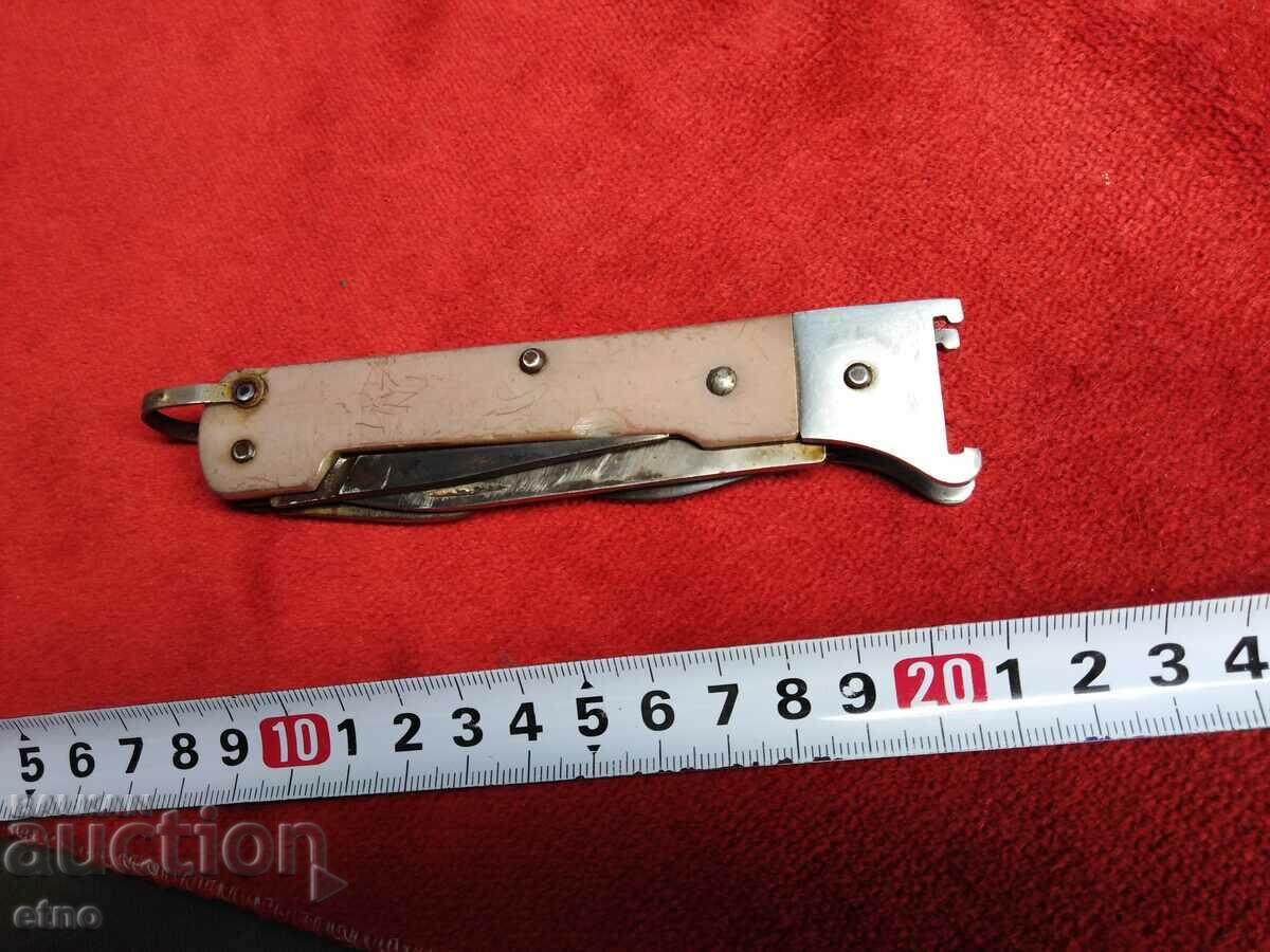 Delivery of OLD USSR HUNTING KNIFE WITH FILM EXTRACTOR-12.16 CALIBER Delivery of OLD USSR HUNTING KNIFE WITH FILM EXTRACTOR-12.16 CALIBER