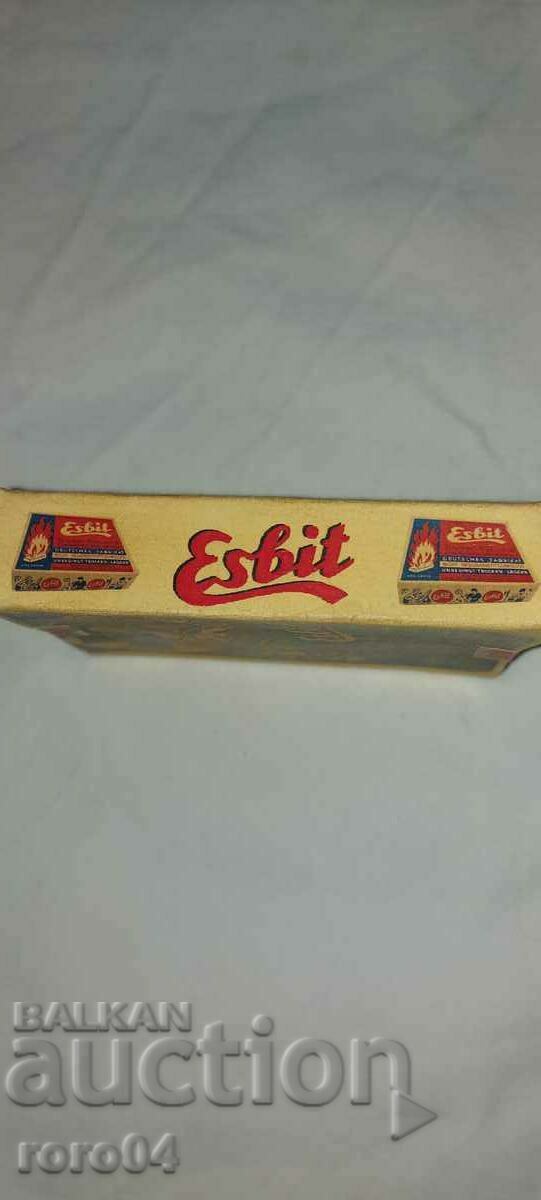 ESBIT - DRY ALCOHOL - WWII - NEW - 5 ESBIT - DRY ALCOHOL - WWII - NEW - 5