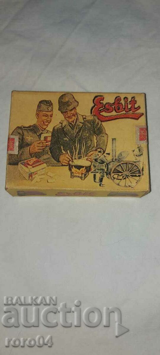 ESBIT - DRY ALCOHOL - WWII - NEW