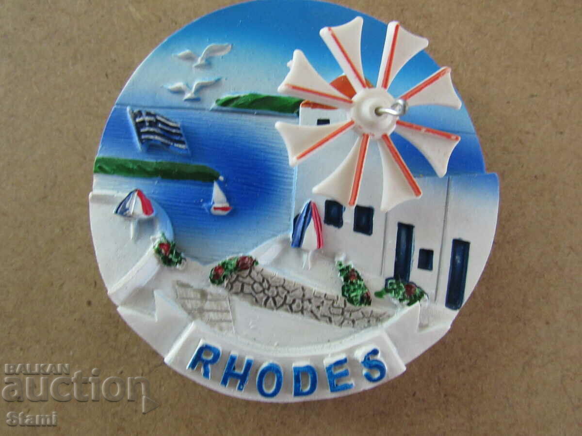 Auction 3D magnet from Rhodes island, Greece-series-1 Auction 3D magnet from Rhodes island, Greece-series-1