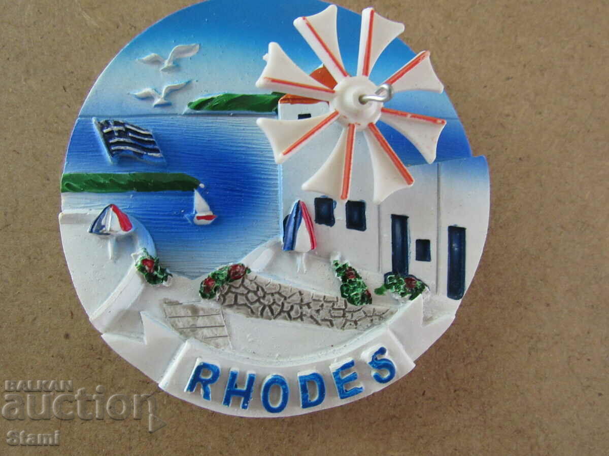 Magnet 3D de pe insula Rhodos, Grecia-seria-1