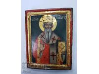 Early domestic revival icon of St. Modest-Greece, Bulgaria