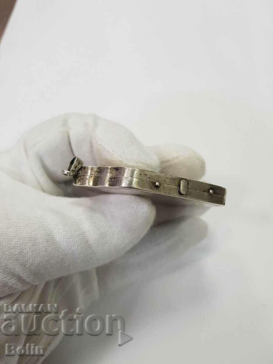 Very rare Russian royal icon - Diptych 84 proof silver - 7 Very rare Russian royal icon - Diptych 84 proof silver - 7