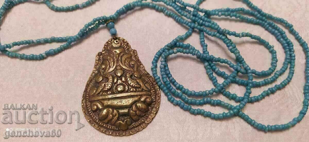 Εθνογραφικά μπρούτζινα κοσμήματα, κολιέ, χάντρες - 7 Εθνογραφικά μπρούτζινα κοσμήματα, κολιέ, χάντρες - 7