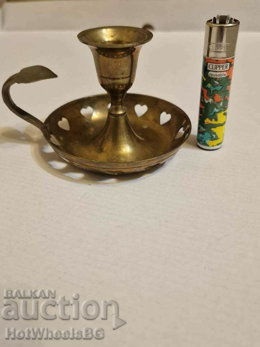 Small Bronze Candlestick with price 3.99 BGN | € 2.04 Small Bronze Candlestick with price 3.99 BGN | € 2.04