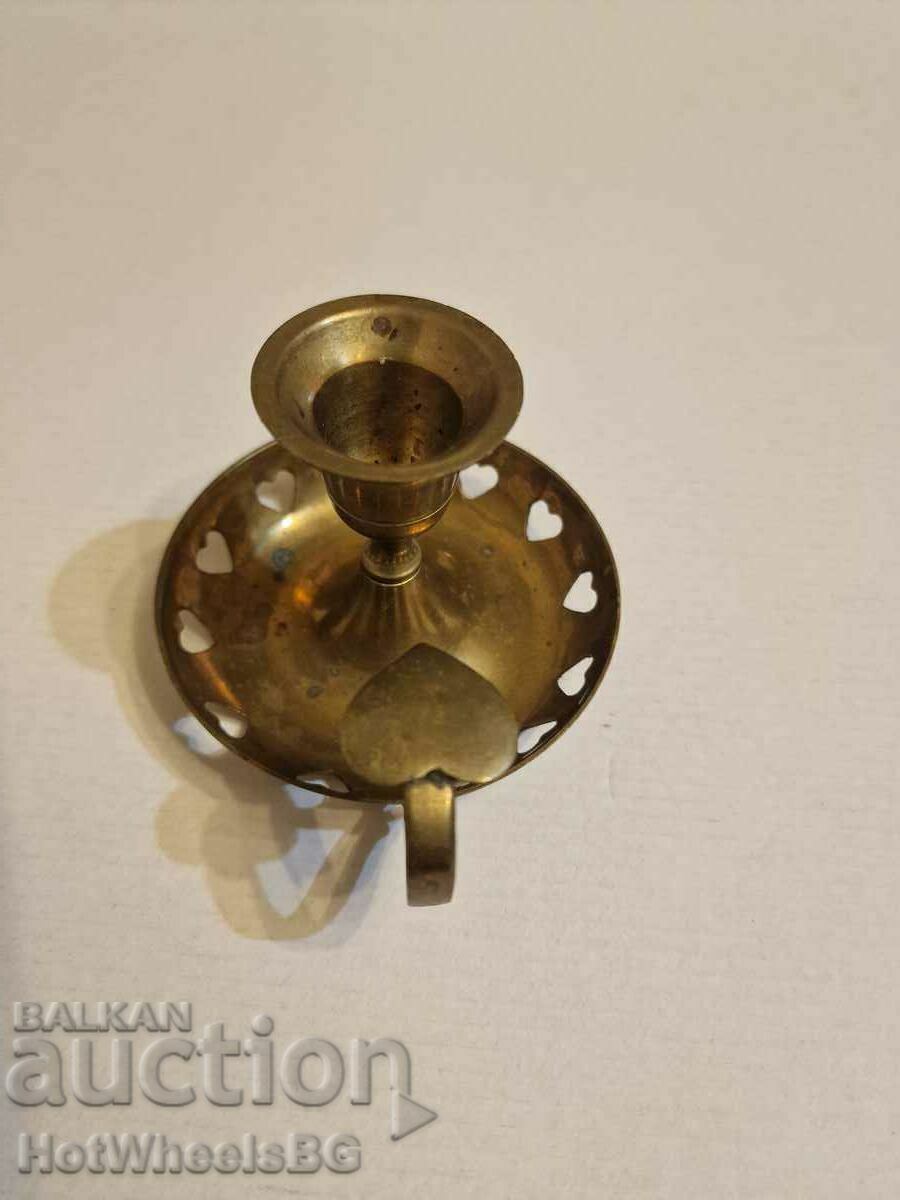 Auction Small Bronze Candlestick Auction Small Bronze Candlestick