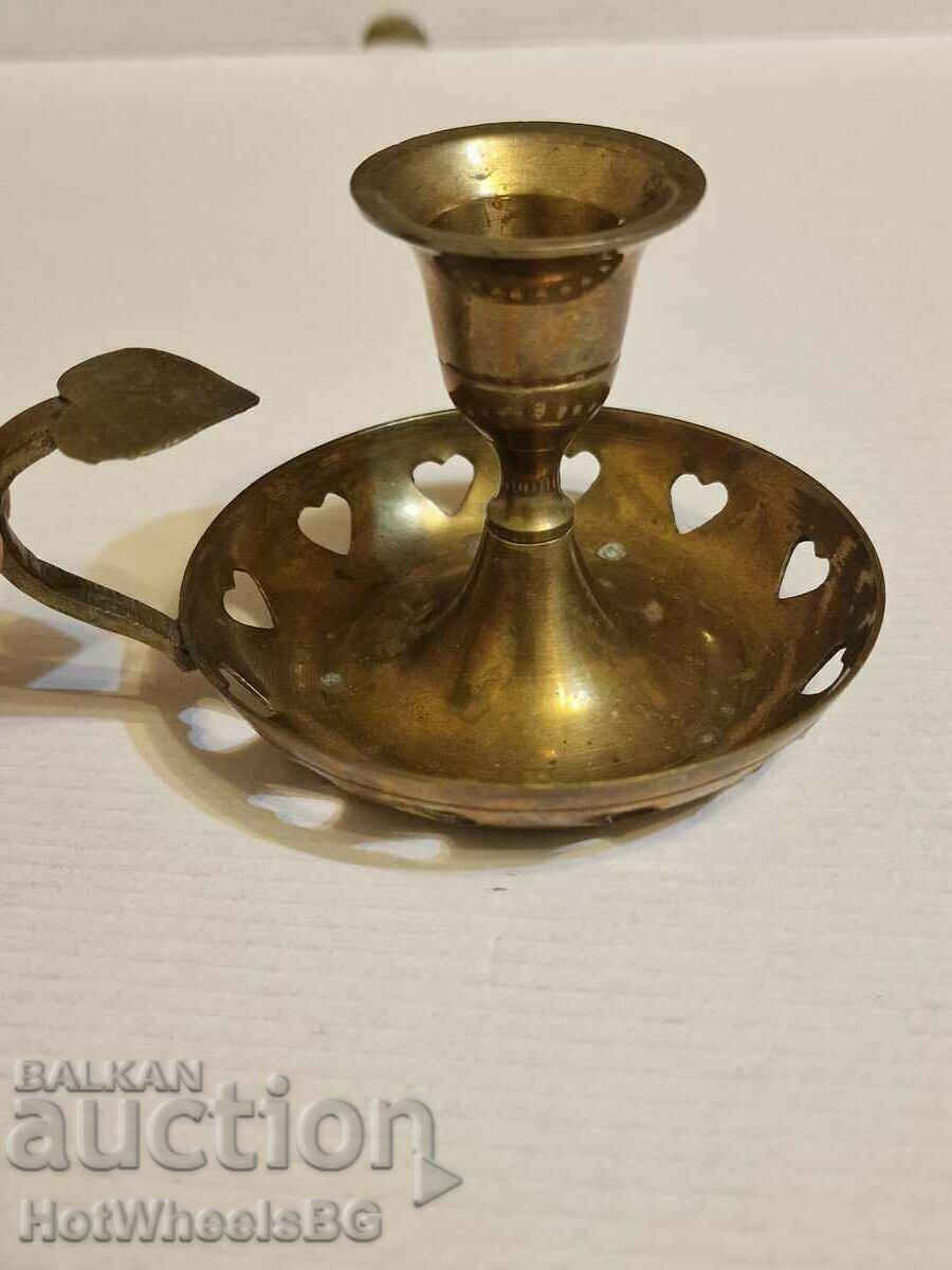 Delivery of Small Bronze Candlestick Delivery of Small Bronze Candlestick