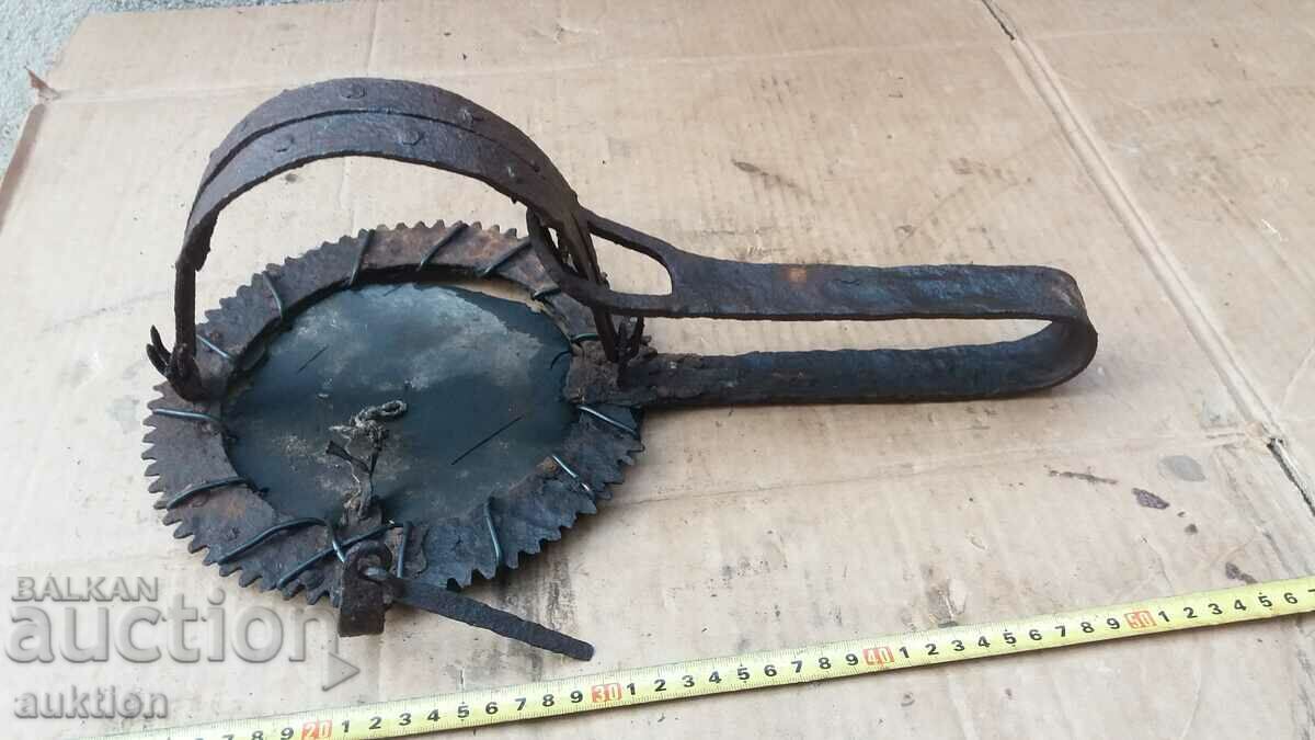 Delivery of OLD WROUGHT TRAP FOR RATS, JACKALS, ETC. Delivery of OLD WROUGHT TRAP FOR RATS, JACKALS, ETC.