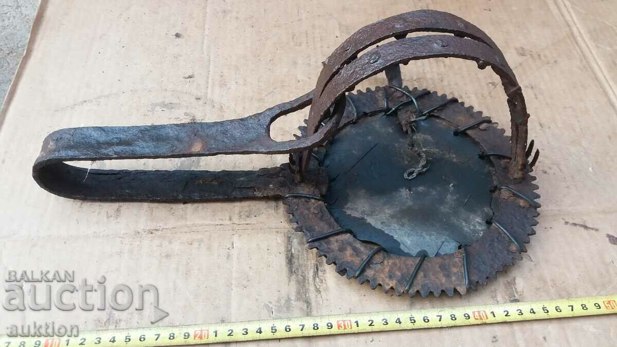 OLD WROUGHT TRAP FOR RATS, JACKALS, ETC. - 5 OLD WROUGHT TRAP FOR RATS, JACKALS, ETC. - 5