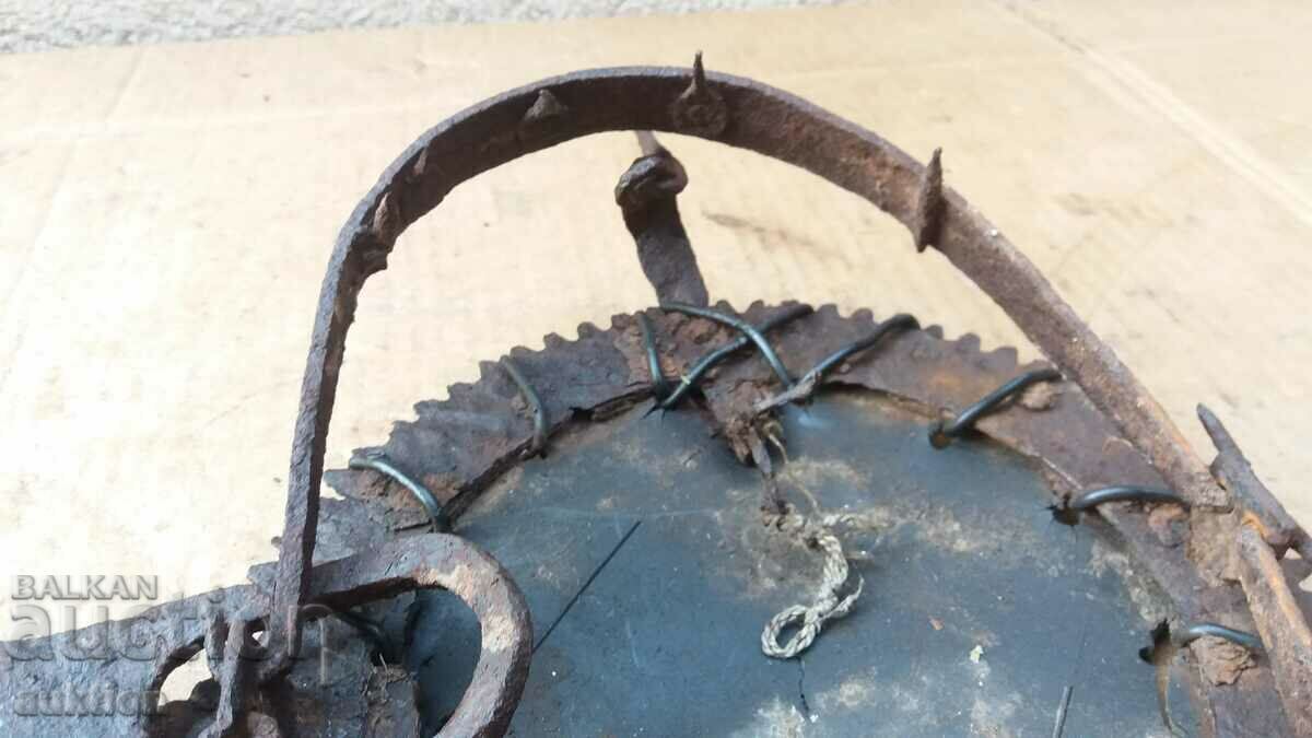 OLD WROUGHT TRAP FOR RATS, JACKALS, ETC. - 6 OLD WROUGHT TRAP FOR RATS, JACKALS, ETC. - 6