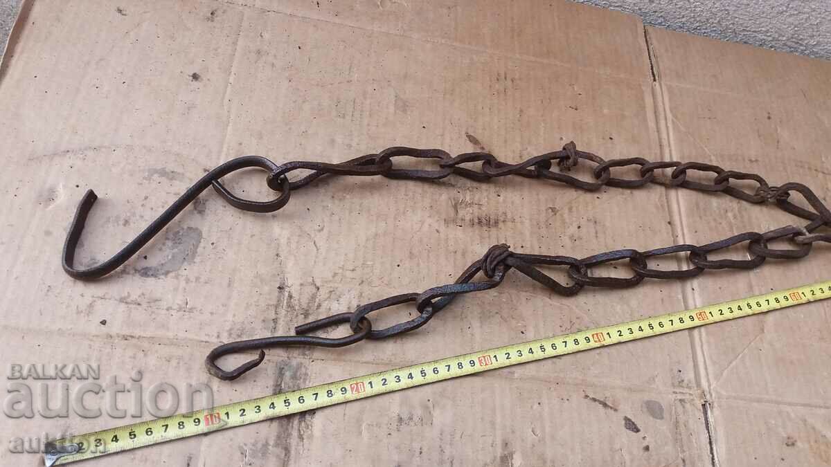 WROUGHT REVIVAL CHAIN, FIREPLACE CHAIN - 5