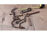 LOT OF OLD WROUGHT IRON