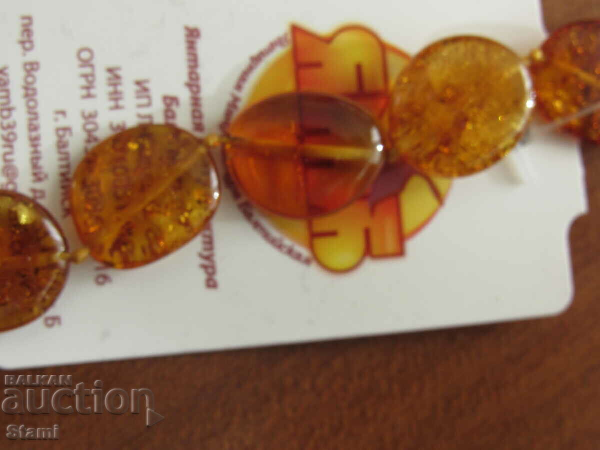 Women's circle necklace made of premium Baltic amber - 5 Women's circle necklace made of premium Baltic amber - 5