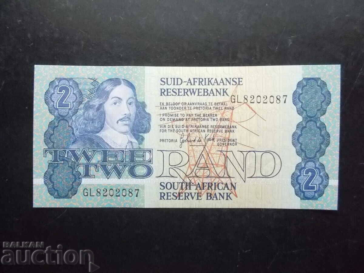 SOUTH AFRICA, 2 rands, 1983, UNC