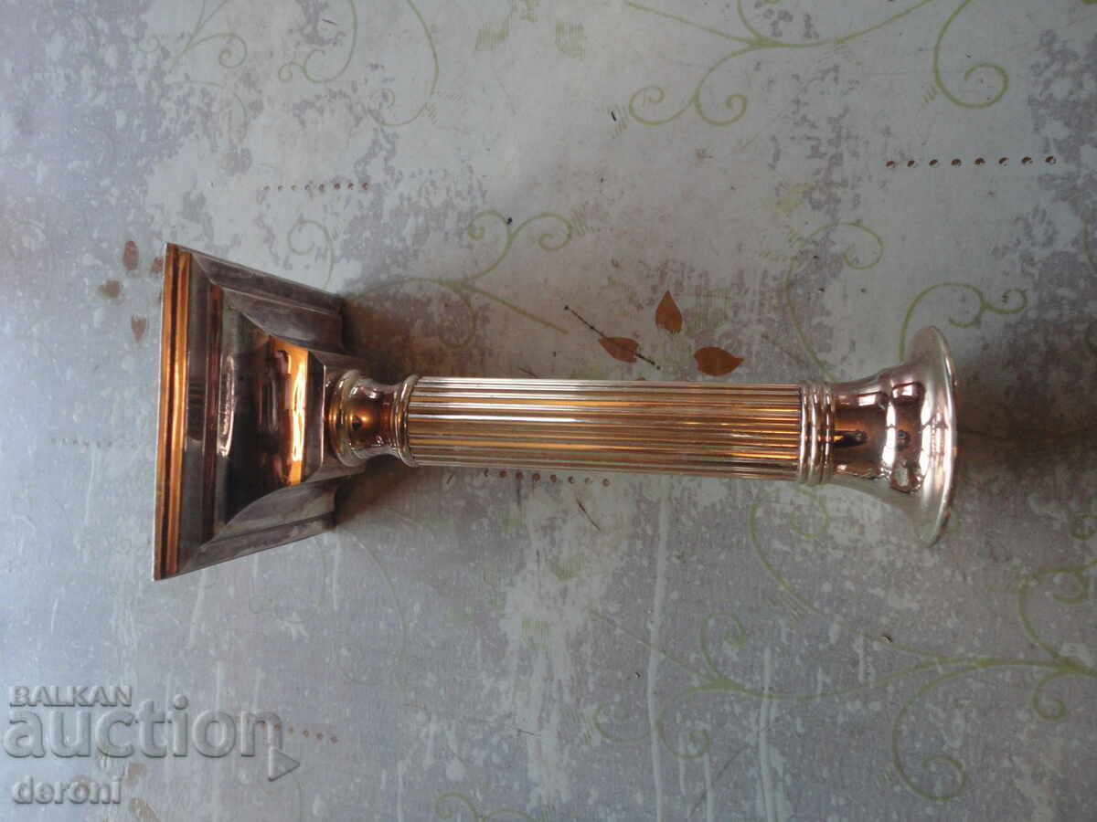 Great Silver Plated Candle Holder 1 - 5 Great Silver Plated Candle Holder 1 - 5