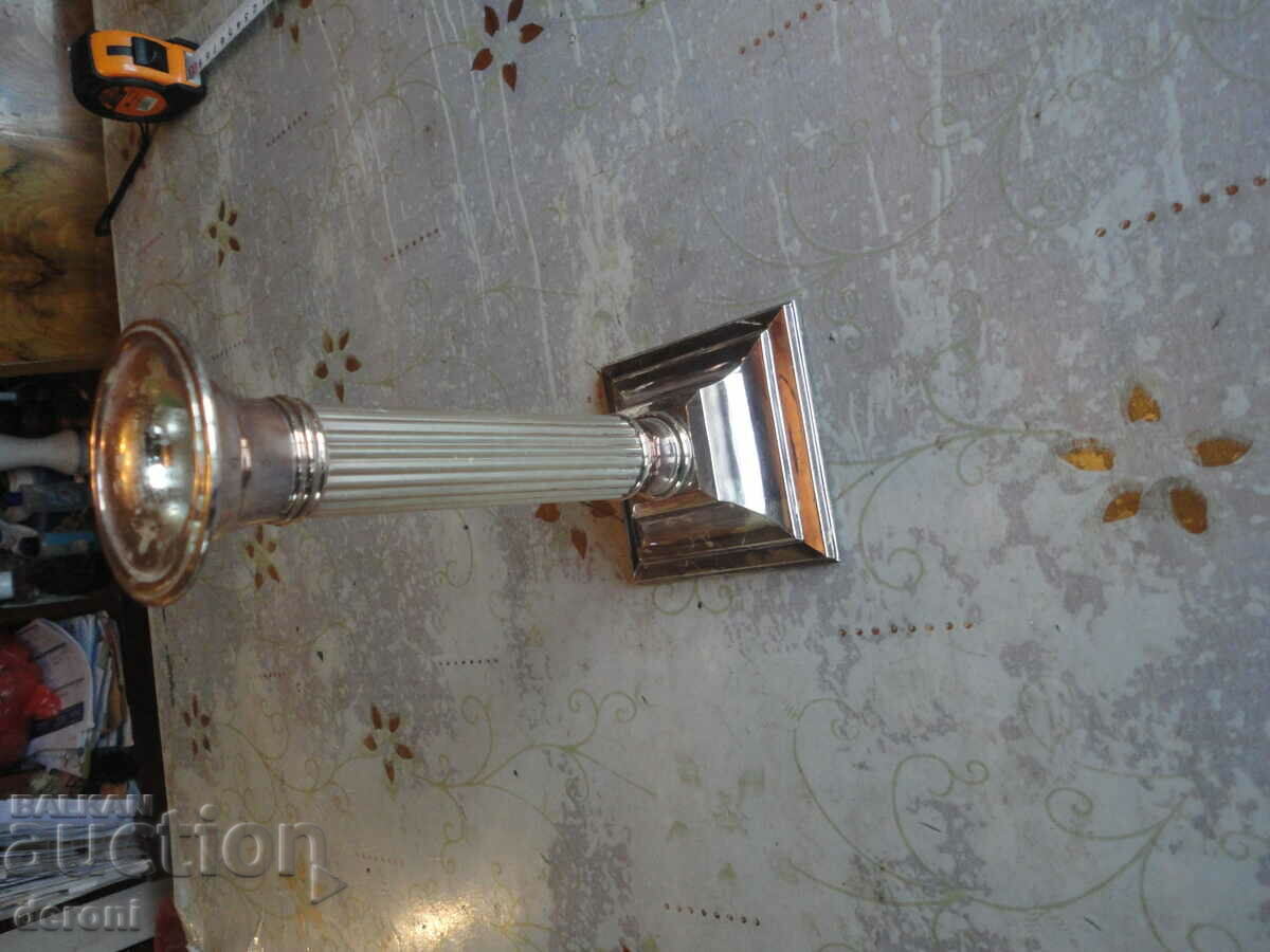 Great Silver Plated Candle Holder 1 - 6 Great Silver Plated Candle Holder 1 - 6