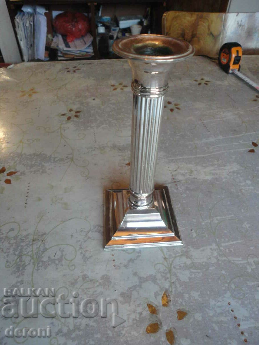 Delivery of A great silver plated candle holder 2 Delivery of A great silver plated candle holder 2