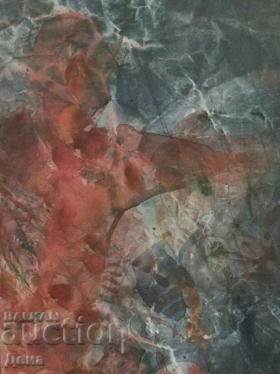 Jordan Kiss, watercolor 1986. - 5 Jordan Kiss, watercolor 1986. - 5