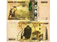 Uganda 50000 de șilingi gorilele cele mai mari valori nominale