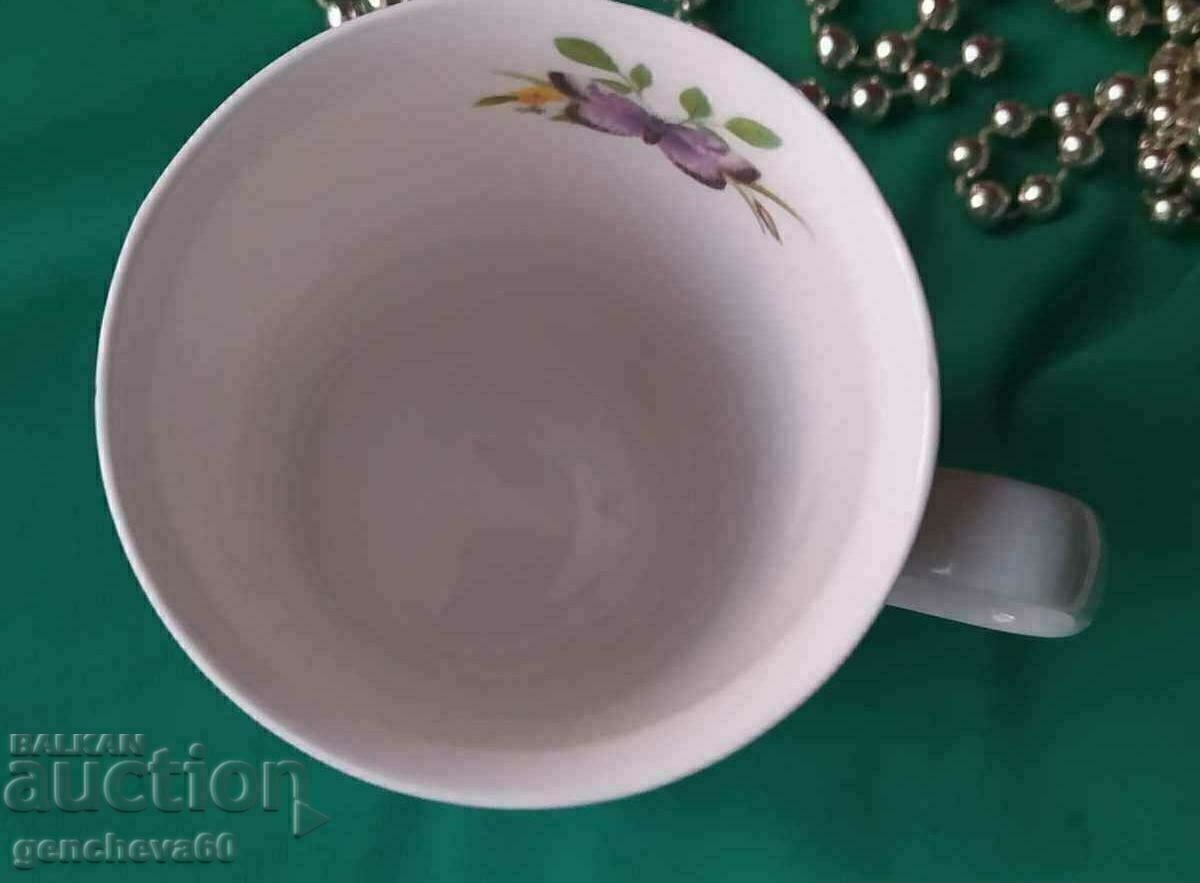Beautiful English porcelain cup "Butterflies" - 6 Beautiful English porcelain cup "Butterflies" - 6