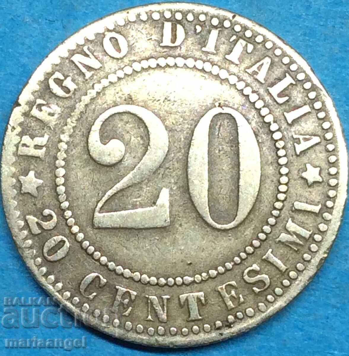 20 centesimi 1895 Italy - a rare year!