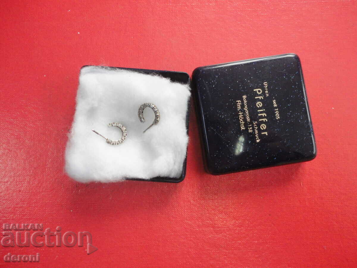 Silver earrings earrings with stones 925 - 6 Silver earrings earrings with stones 925 - 6