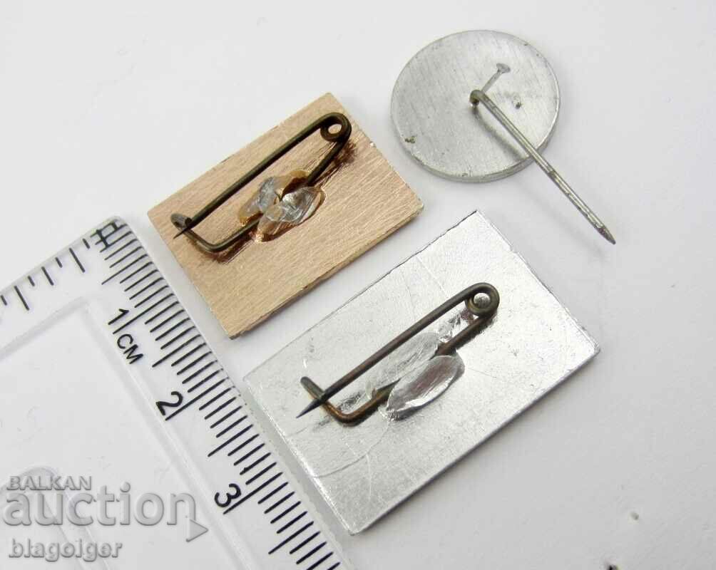 Lot of 3 souvenir badges-Batak with price 3.33 BGN | € 1.70