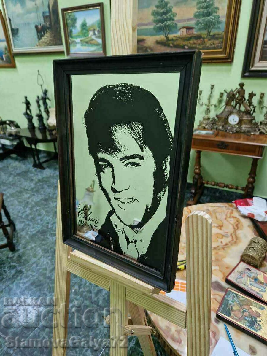 A wonderful antique collectible Elvis advertising mirror with price 66.00 BGN | € 33.75 A wonderful antique collectible Elvis advertising mirror with price 66.00 BGN | € 33.75