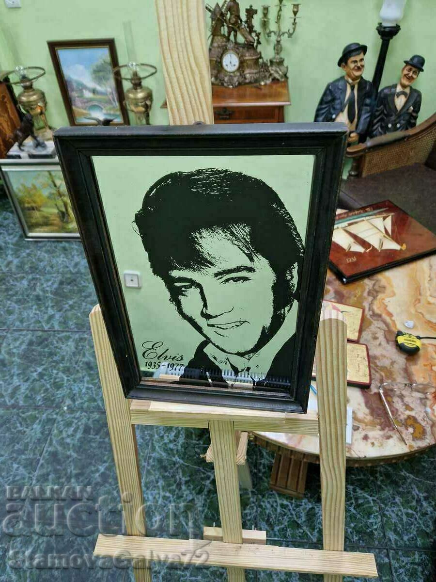 A wonderful antique collectible Elvis advertising mirror - 5 A wonderful antique collectible Elvis advertising mirror - 5