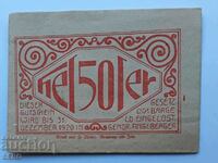 Banknote-Austria-G.Austria-Lochen-50 Heller 1920-orange