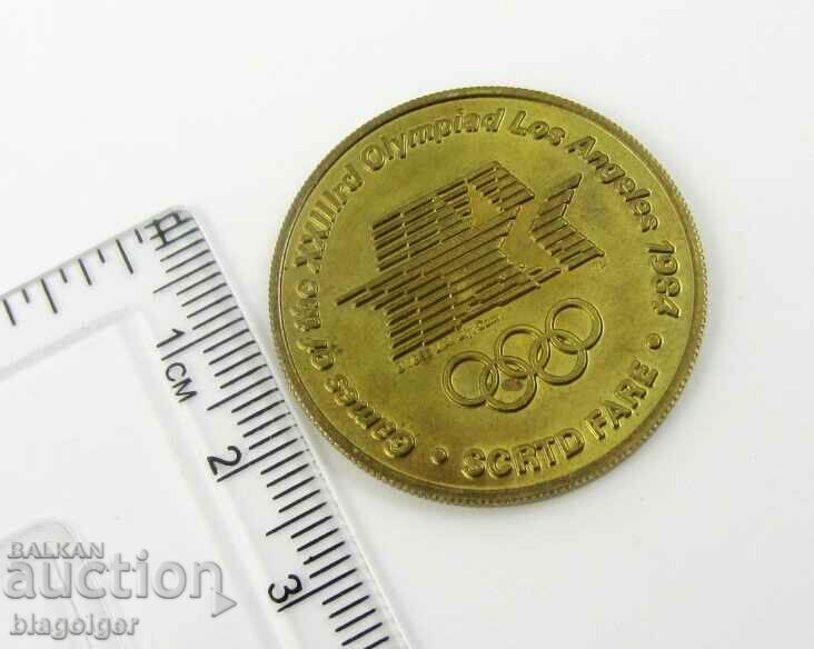 Auction FOOTBALL-TOKEN-OLYMPIC GAMES-LOS ANGELES-USA-1984 Auction FOOTBALL-TOKEN-OLYMPIC GAMES-LOS ANGELES-USA-1984