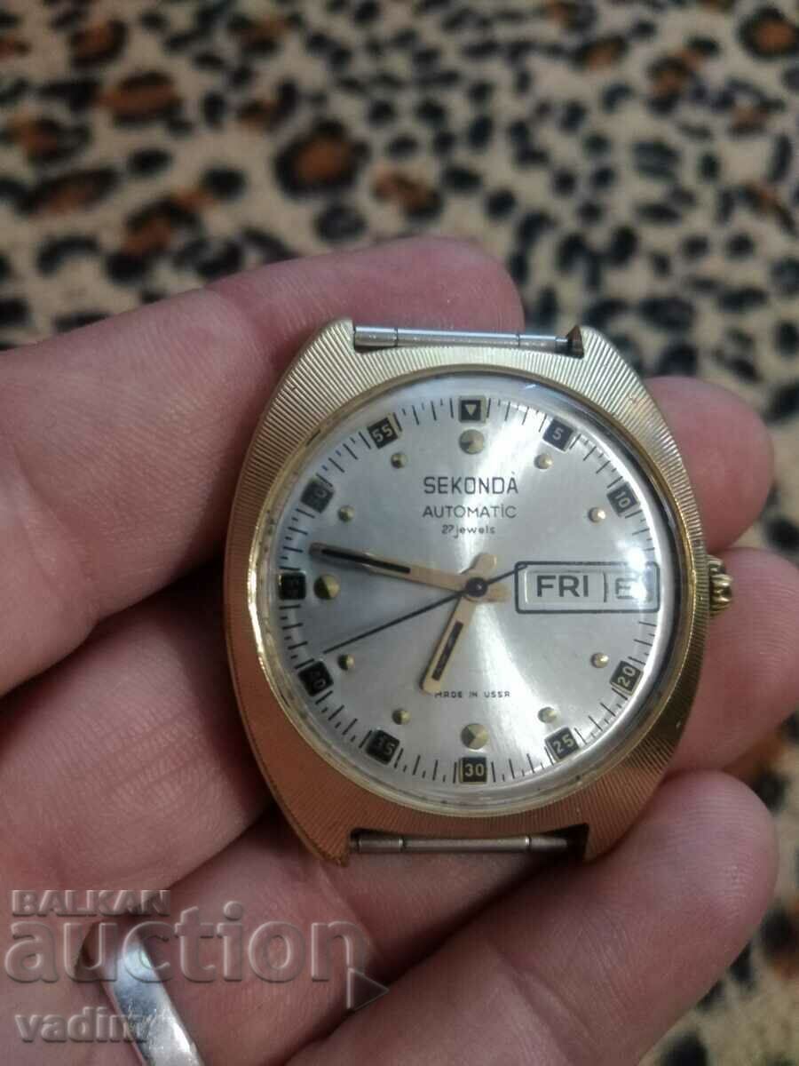 SEKONDA AUTOMATIC 27 JEWELS AU 10 WORKS SEKONDA AUTOMATIC 27 JEWELS AU 10 WORKS